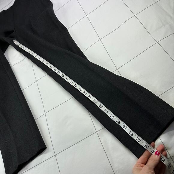 Spanx Pants Womens Medium Gray Perfect Fit Ponte Slim Straight Pull On Smoothing - Picture 10 of 12